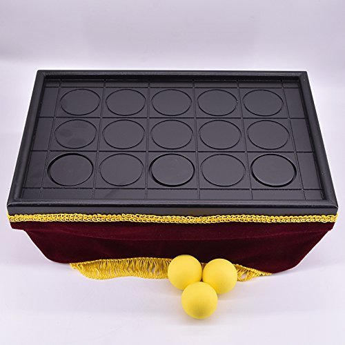 SUMAG Con Ball Tray Magic Tricks Magician Appearing/Vanising Ball Magic Close up Illusion Gimmick Props Comedy