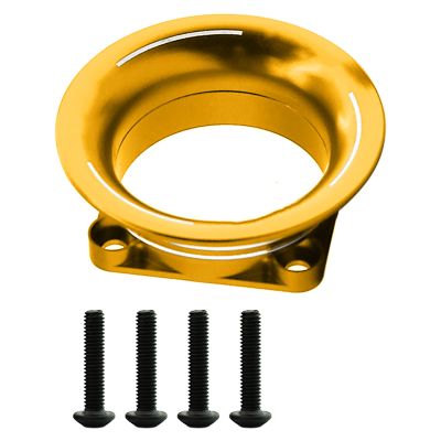kingsea RC Car Fan Cover Metal Motor ESC Cooling Fan Cover Compatible with 1/10 RC Drift Car Sakura D3 D4 XIS XI HSP Improve Engine Cooling Performance Cooling Gold