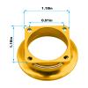 kingsea RC Car Fan Cover Metal Motor ESC Cooling Fan Cover Compatible with 1/10 RC Drift Car Sakura D3 D4 XIS XI HSP Improve Engine Cooling Performance Cooling Gold view 2