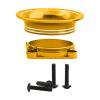 kingsea RC Car Fan Cover Metal Motor ESC Cooling Fan Cover Compatible with 1/10 RC Drift Car Sakura D3 D4 XIS XI HSP Improve Engine Cooling Performance Cooling Gold view 3