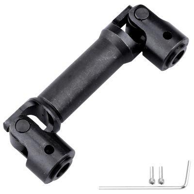 FriHobby Splined Steel Universal Drive Shaft Driveshafts CVD Axle Shaft 1/10 Scale RC Crawler Car Upgrades Replacement for Traxxas Axial Tamiya RC4WD Redcat Racing (75-102mm Length)
