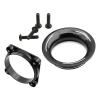 kingsea RC Car Fan Cover Metal Motor ESC Cooling Fan Cover Compatible with 1/10 RC Drift Car Sakura D3 D4 XIS XI HSP Improve Engine Cooling Performance Cooling Black view 4
