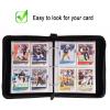 Card Binder Compatible with Football Card, Trading Card, for MTG and Other TCG, Fits 400 Cards with 50 Removable Pages, Card Holder Collector for Standard Size Card view 4