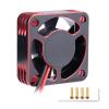 AllinRC RC Motor Fan 30mm x 30mm Heatsink ESC Cooling Fan for 1/8 1/10 1/12 RC Car 540 550 Brushless Motor (Black-Red) view 1