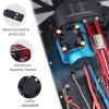 AllinRC RC Motor Fan 30mm x 30mm Heatsink ESC Cooling Fan for 1/8 1/10 1/12 RC Car 540 550 Brushless Motor (Black-Red) view 4