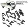 SUNGOOYUE RC Car Metal Accessories Set, RC Upper Lower Suspension Arm + Steering Cup + Hex Adapter Hex Adapter for D12 RC Car(Black) view 2
