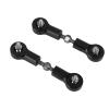 SUNGOOYUE RC Car Metal Accessories Set, RC Upper Lower Suspension Arm + Steering Cup + Hex Adapter Hex Adapter for D12 RC Car(Black) view 4