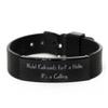 Joke Model Railroads Black Mesh Bracelet, Model Railroads Isn't, Gifts for Men Women, Present from, Engraved Bracelet for Model Railroads view 1