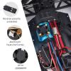 AllinRC 30mm RC Car Motor Cooling Fan Heatsink 28000RPM Brushless ESC Cooling Fan for RC Car Truck Buggy 1/8 1/10 540 550 Motors (Black-Gold) view 4