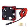 GoHobby 30x30x10mm RC Motor/ESC Cooling Fan Aluminum Case for RC Car (Red & Black) view 1