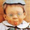 3 Pairs Doll Glasses - Metal Wire Rim Clear Lens Eyewear Fabric Dress Up Eyeglasses for 18 Inch and Other Dolls (3.14 Inch) view 4