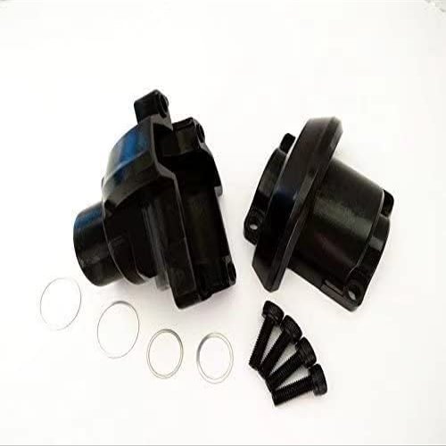 Aluminum Outer Diff Differential Case RVO11L06 Replaces Original Plastic Part #5380 Black for 1/10 RC Car E Revo Revo