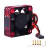 Hobbyfire 30mm RC Motor Cooling Fan Heatsink ESC Cooling Fan High Speed Brushless for RC Car 1/8 1/10 1/12 Scale 540 550 Brushless Motor (Black & Red) view 1