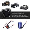CrazyHobby 30mm RC Cooling Fan Kit Heatsink for 540 550 Brushed Brushless Motor ESC Aluminum Case (Black&Silver) view 3