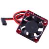 FriHobby 3650 Motor Cooling Fan 30mm RC Motor Heatsink 28000RPM ESC Cooling Fan for RC Car 1/8 1/10 1/12 Scale 540 550 Brushless Motor (Red-Black) view 3