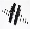 for 1/10 Crawler RC Car Wraith RR10 Bomber Aluminum Front & Rear DIFF Gear Box Mount Black view 1