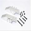 for 1/10 Crawler RC Car Wraith RR10 Bomber Aluminum Front & Rear DIFF Gear Box Mount Silver view 1