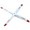 4 bladed 13x6 Wood Propeller Engine Power White for Nitro Glow Gasoline RC Model Airplane Warbird view 4