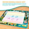 Channie's Reusable Magic Water Mat for Toddlers 3+ Years - Aqua Drawing Mat with Water Pens, Stamps, Number Stencil, and Drawing Booklet - Mess Free Water Coloring Mat for Kids view 2
