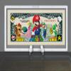 Super Mario Bros Limited Edition Million Dollar Collectible Bill in Desktop Currency Stand - Best Desk Top Accessory Gift. Not Real Currency - for Collectible Purposes Only view 1