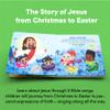 Jesus Loves Me Christian Sound Books for Kids - 6 Bible Songs - Christmas, Baptism, Christening, Dedication Gifts for Boys and Girls - Religious Toys, Music Books for Toddlers 1-3 view 2