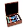 DA VINCI 200 Custom Poker Chips with Wooden case and Cards - 11.5 gram Chips Monogrammed view 2