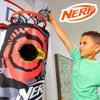 NERF Basketball Hoop Hamper - Laundry Layup Over the Door Basket + Shooting Target - Mini Hoop Hamper + Basketball Set view 2