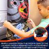 NERF Basketball Hoop Hamper - Laundry Layup Over the Door Basket + Shooting Target - Mini Hoop Hamper + Basketball Set view 3