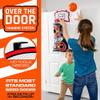 NERF Basketball Hoop Hamper - Laundry Layup Over the Door Basket + Shooting Target - Mini Hoop Hamper + Basketball Set view 4