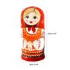 Harlotte 10PCS Russian Nesting Dolls Painted Mini Doll Handcraft Interactive Nested Doll Color Painting Puppet Table Decoration view 2