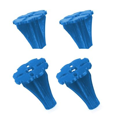 Replacement Part For 4pcs 3D Printed TPU Landing Skid 3D Printing Landing Gear For Racing Drone RC Quadcopter Accessories - (Color: Blue)