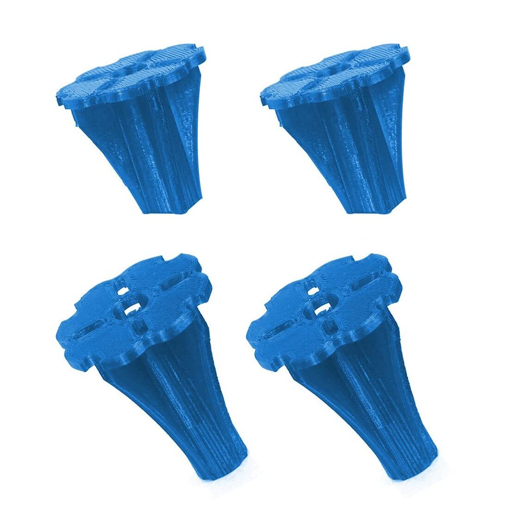 Replacement Part For 4pcs 3D Printed TPU Landing Skid 3D Printing Landing Gear For Racing Drone RC Quadcopter Accessories - (Color: Blue)