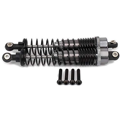 Replacement Part For Oil Filled 110mm Aluminum Front Shock Absorber For Rc Rock Racer Ax90026 Buggy Upgraded Hop-up Parts - (Color: Titanium)
