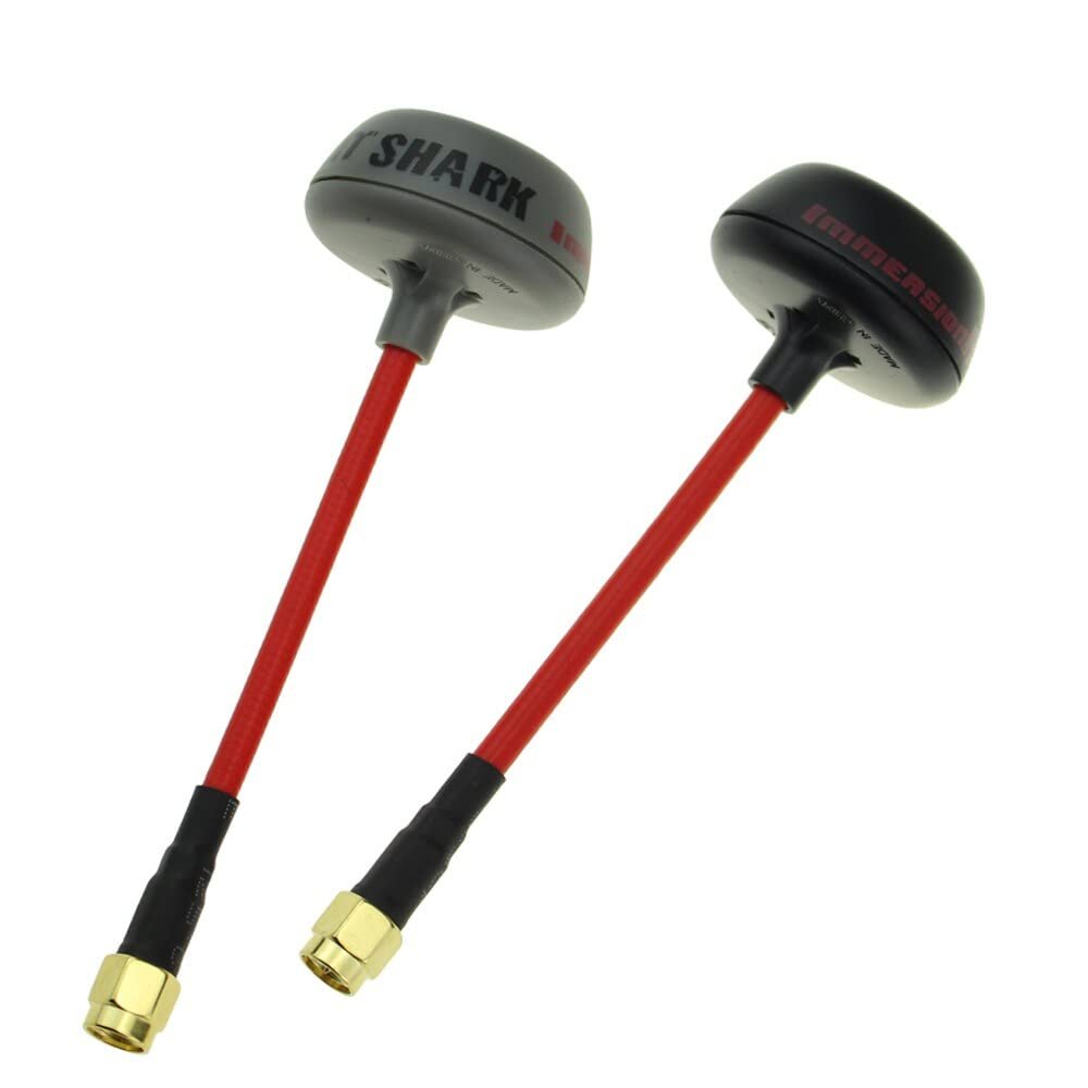 Replacement Part For Fat Shark Immersion LM For RC Drone 5.8 GHz Spiro NET SMA Antennas (RHCP) - (Color: 2pcs Pin Black)