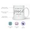 YouNique Designs Pregnancy Announcement Mug for Grandparents, 11 Ounces, Grandparents Baby Announcement, First Time Grandma Coffee Mug, Promoted to Grandma and Grandpa, Pregnancy Reveal (White) view 2