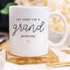 YouNique Designs Pregnancy Announcement Mug for Grandparents, 11 Ounces, Grandparents Baby Announcement, First Time Grandma Coffee Mug, Promoted to Grandma and Grandpa, Pregnancy Reveal (White) view 3