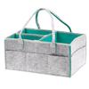 Baby Travel Diaper Wipes Bag Nursery Organizer with Changing Station Mat Pad - Green view 1