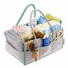 Baby Travel Diaper Wipes Bag Nursery Organizer with Changing Station Mat Pad - Green view 2
