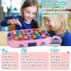 Whack Game Mole for Kids,Toys for 3-12 Year Old Boys and Girls,Whack Game Toy for Toddlers,Gifts for 3 4 5 6 7 8+ Girls Kids,Interactive Educational Toys with Sound and Light,PK Mode with 2 Hammers view 4