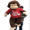 Big Plush Giant Stuffed Monkey with I Love You Shirt - Large 4-Foot Extra-Soft Animal - 48 Inches / 122 cm Heavy Weighted Plushie to Hug view 1