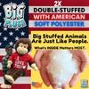 Big Plush Giant Stuffed Monkey with I Love You Shirt - Large 4-Foot Extra-Soft Animal - 48 Inches / 122 cm Heavy Weighted Plushie to Hug view 2