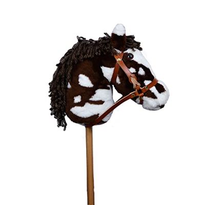 Snowy Mountain Ponies - Hobby Horsing Stick Horse Pony (Brown Paint)