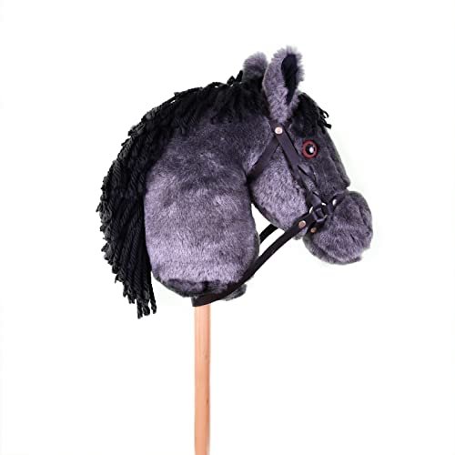 Snowy Mountain Ponies - Hobby Horsing Stick Horse Pony (Blue Roan)