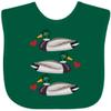 inktastic Mallard Ducks Baby Bib Green 4047d view 1