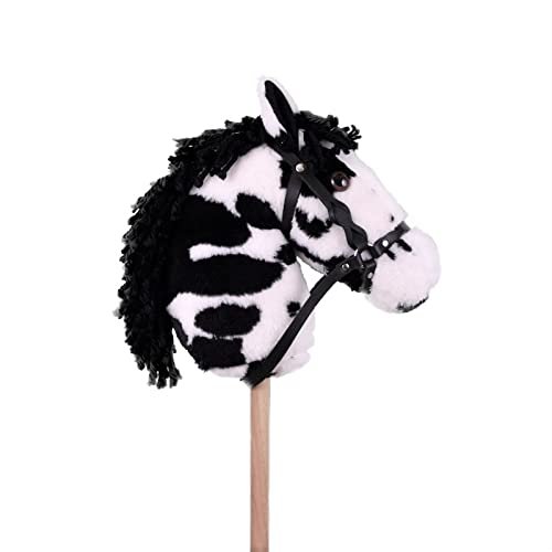 Snowy Mountain Ponies - Hobby Horsing Stick Horse Pony (Black Paint)