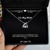 Unique Mum Gifts, Every Woman Has One Challenge in Life. She's Either Married to It, Fun Christmas Wishbone Dancing Necklace Gifts for Mom view 1
