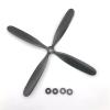 ZHIPAIJI RC Plane Part 10.5 * 8 4 Blade CW & CCW Propeller for Dynam B26, P61, Spitfire V2 (Color : Normal) view 1