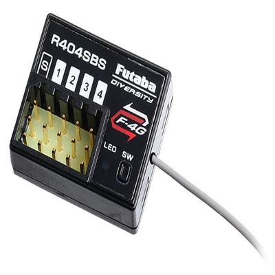 Futaba Electronics Industries RECEIVER R404SBS (JPN) 00107288-3 (F-4G System for Cars, 10ch T10PX Standard Receiver)
