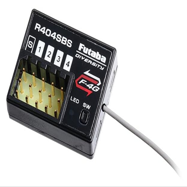 Futaba Electronics Industries RECEIVER R404SBS (JPN) 00107288-3 (F-4G System for Cars, 10ch T10PX Standard Receiver)