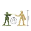 BMC Bucket of Army Women - Tan vs Green 100pc Female Soldier Playset - USA Made view 2